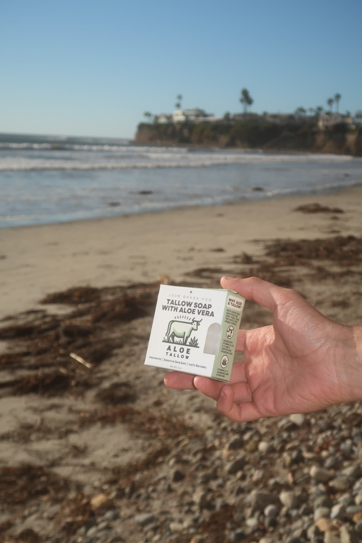 Unscented Aloe Vera Tallow Soap