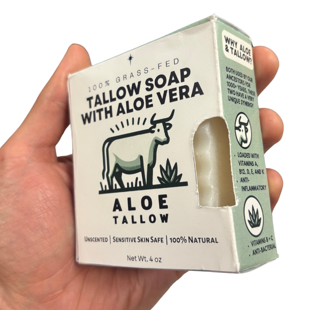 Unscented Aloe Vera Tallow Soap