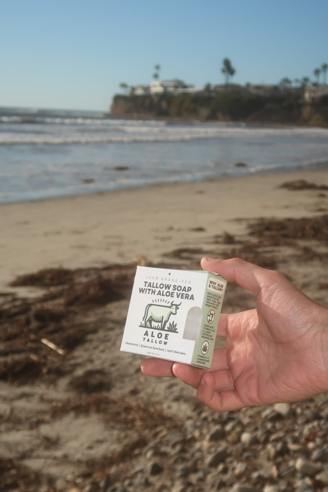 Unscented Aloe Vera Tallow Soap