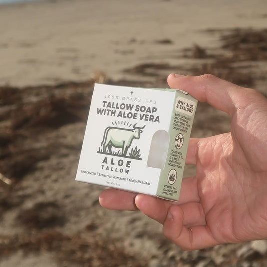 Unscented Aloe Vera Tallow Soap