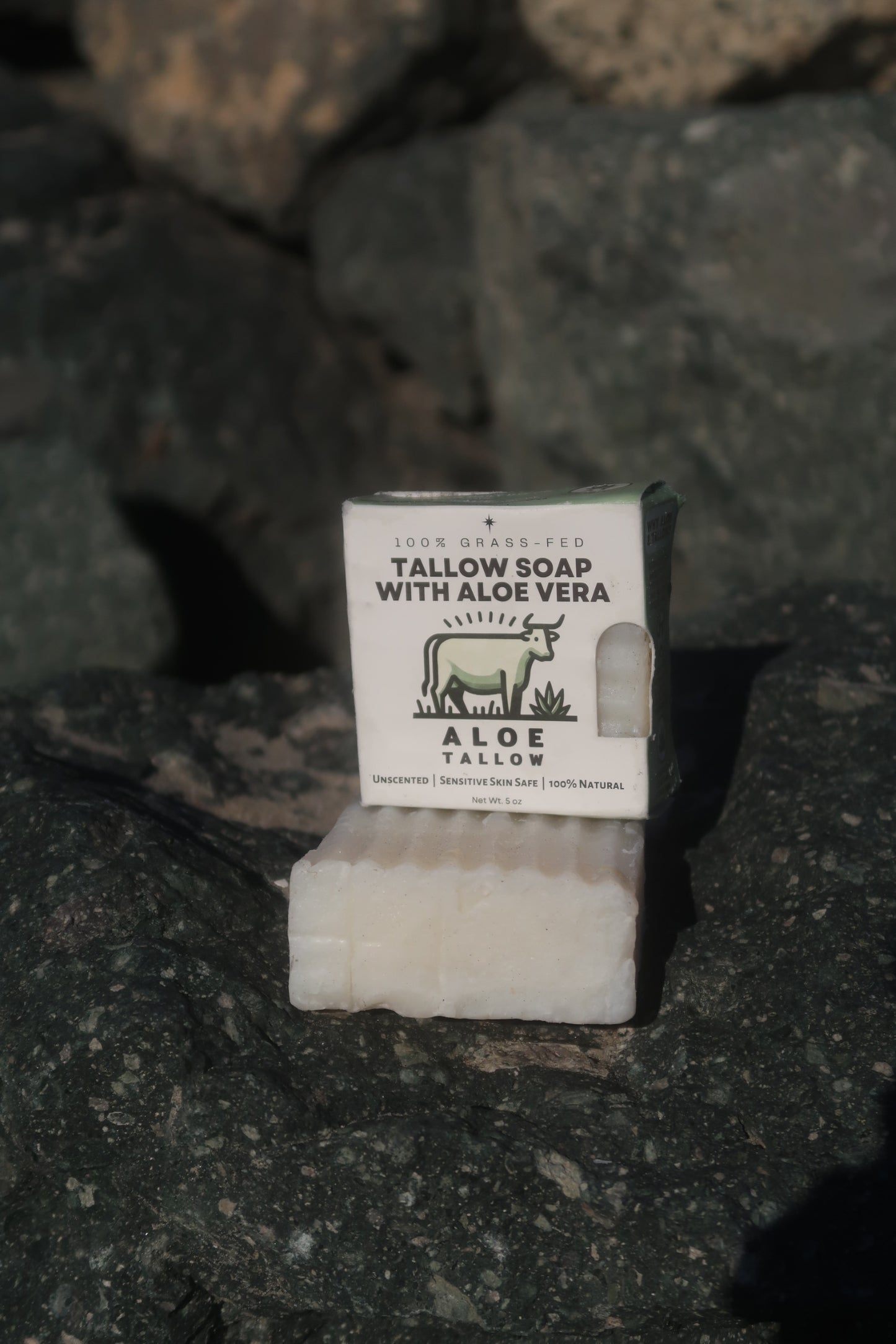 Unscented Aloe Vera Tallow Soap