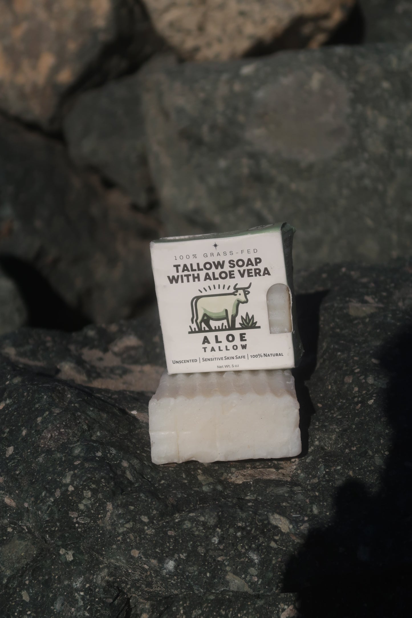 Unscented Aloe Vera Tallow Soap